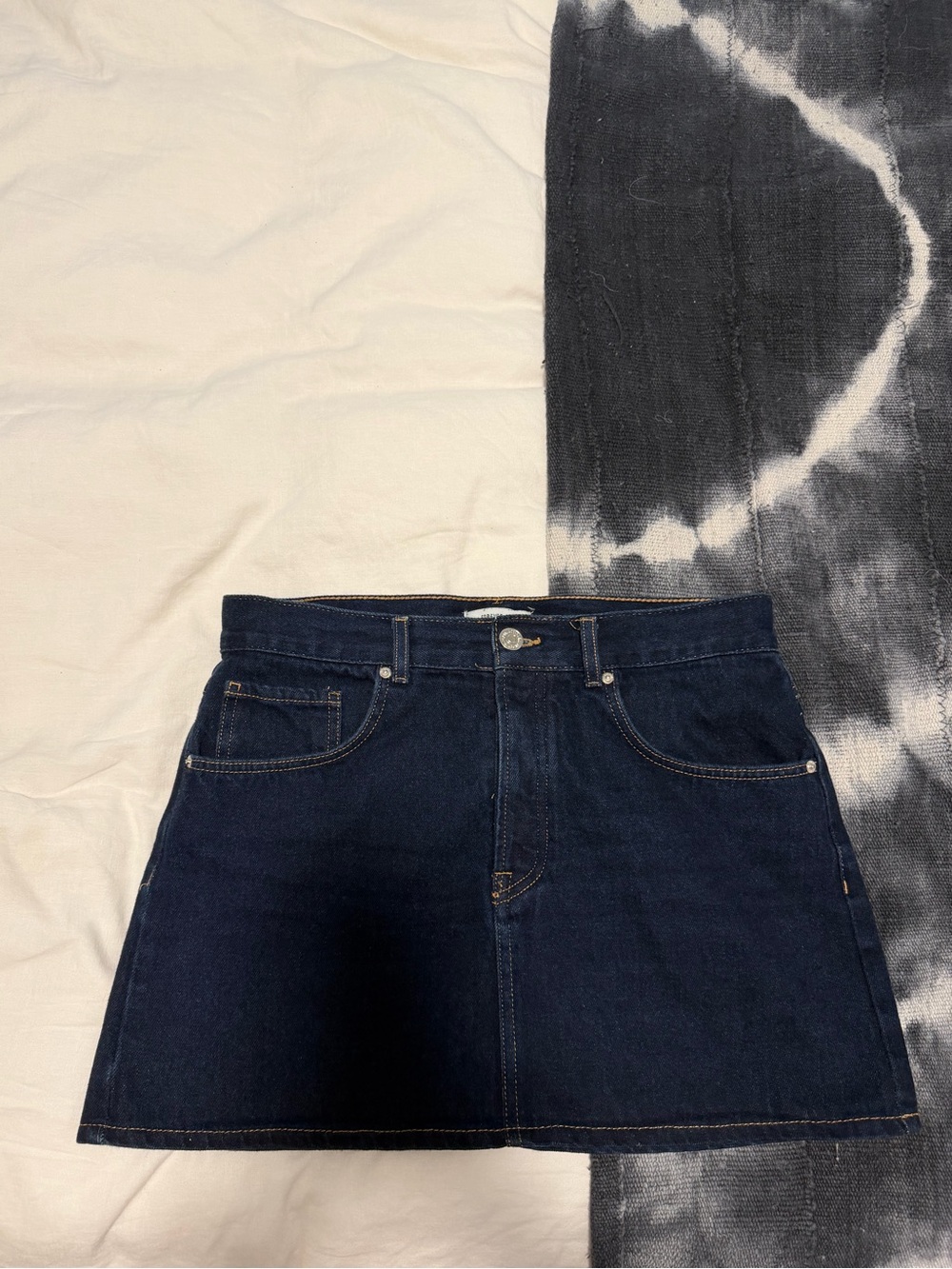 Forever 21 Navy Denim Skirt